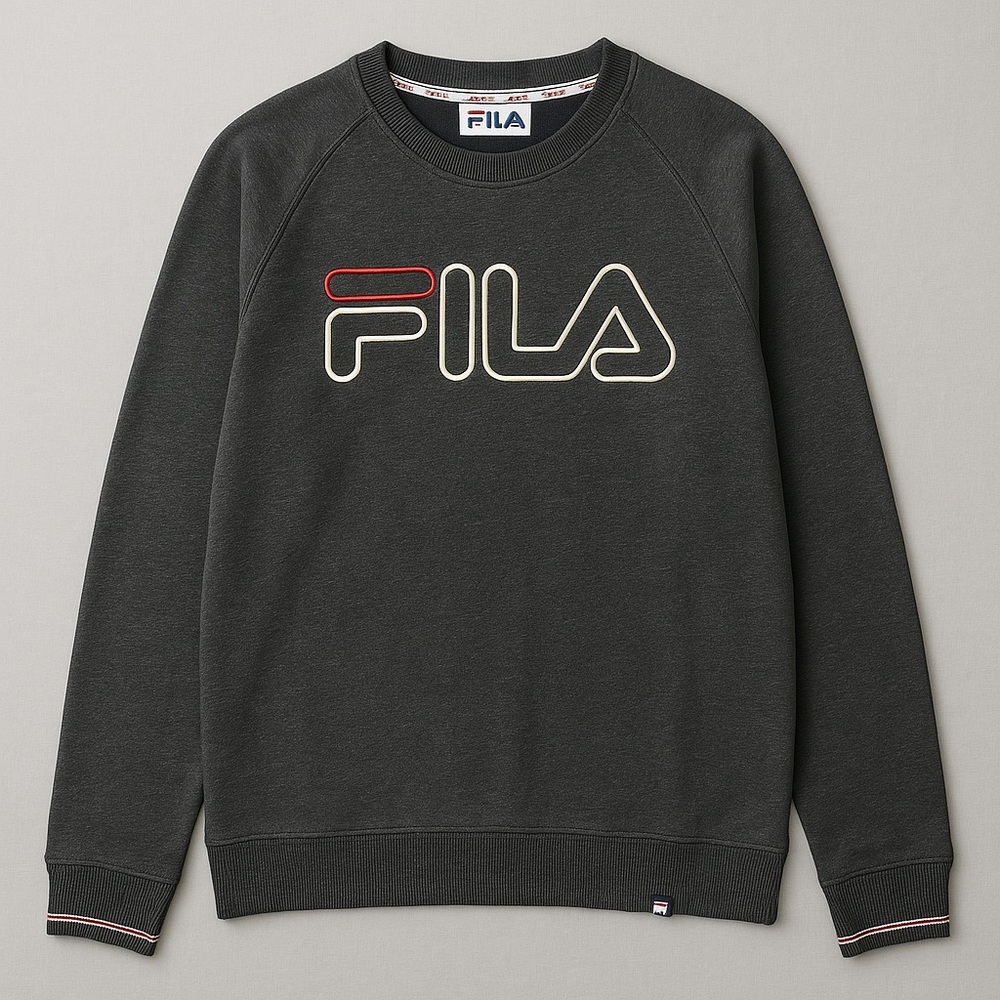 FILA Crewneck Sweater – Charcoal Heather